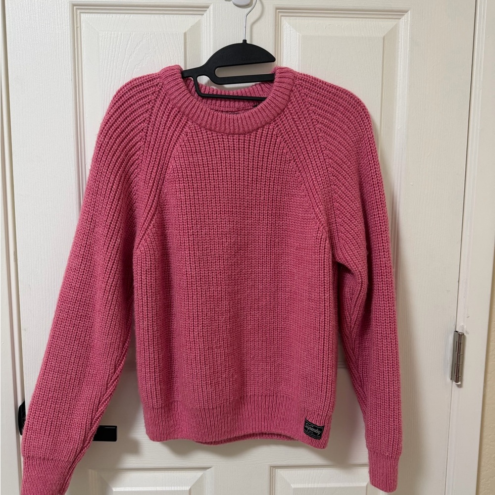 Superdry Women's Raspberry Crew Neck Sweater